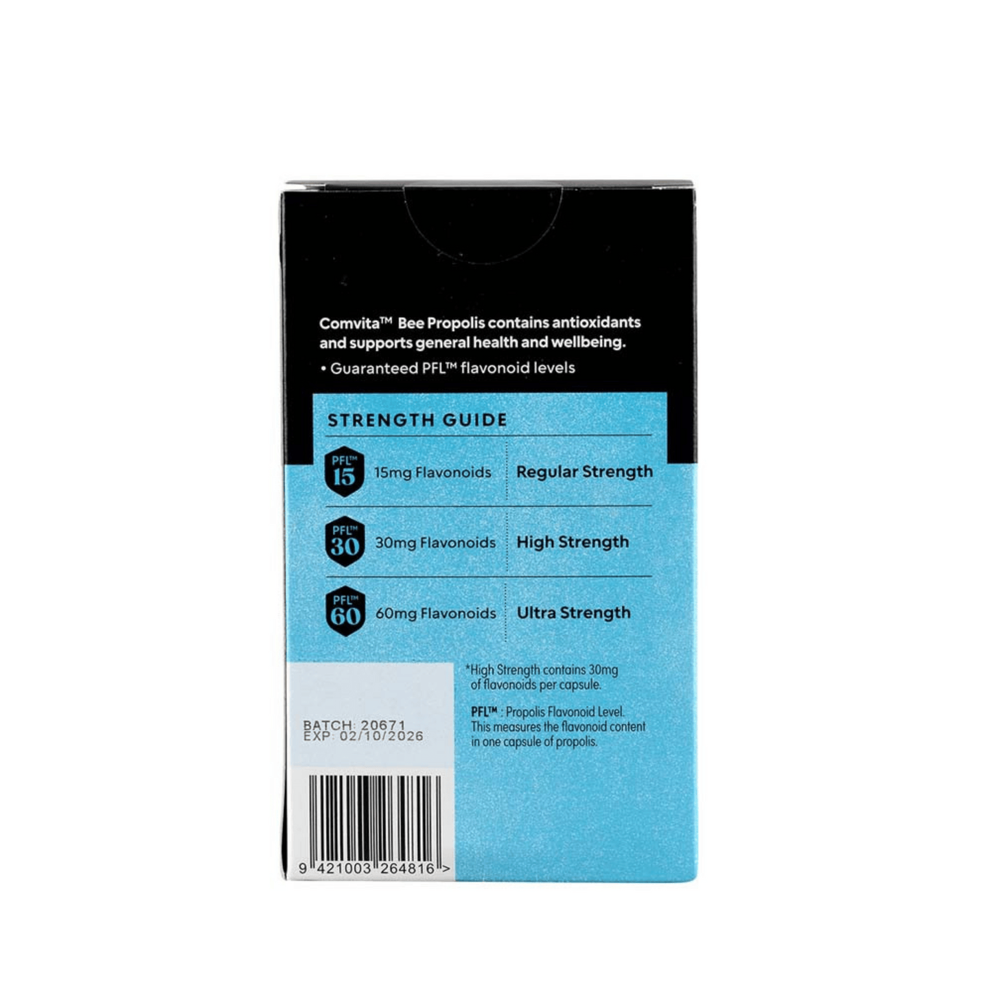 كبسولات البروبوليس PFL™30 النباتية - 120 كبسولة